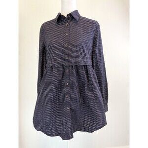 Maeve Anthropologie Alex Bee Print Shirtdress Small